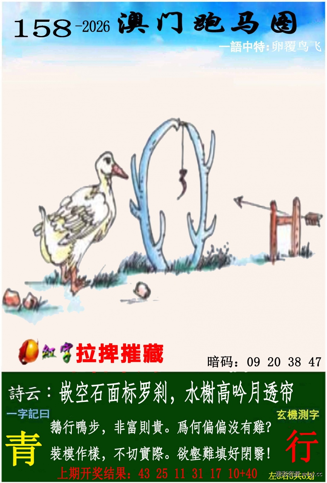 澳门跑马图