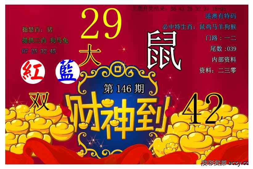 财神报料图